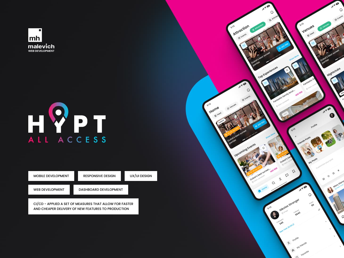 HYPT — Entertainment Platform (React · Nest.js)