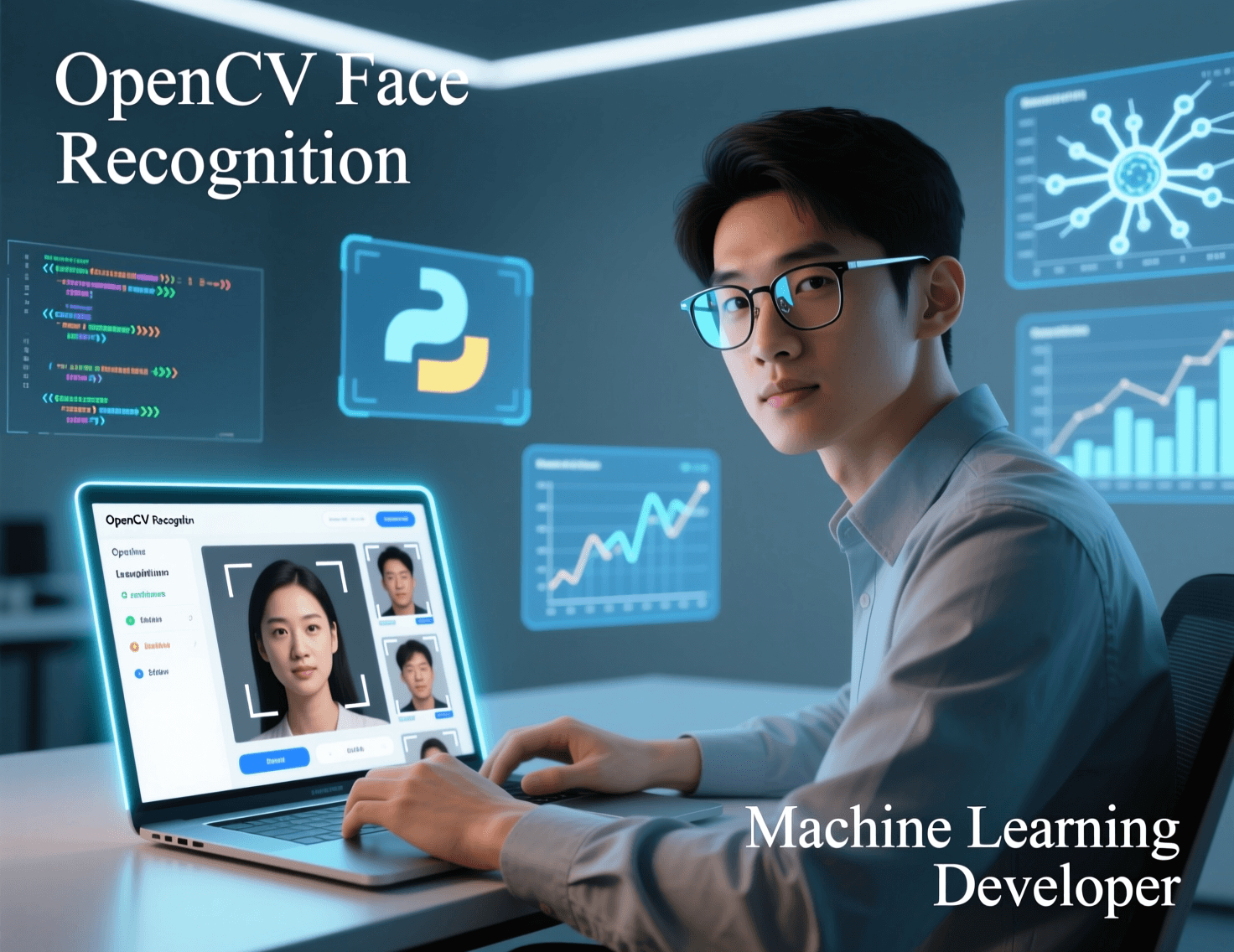 Real-Time Face Detection & Recognition (OpenCV)