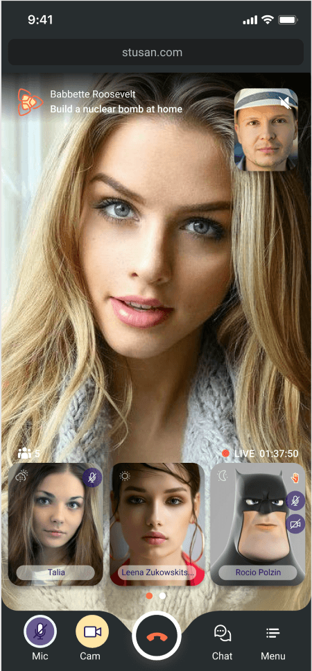 WebRTC Video Chat Service